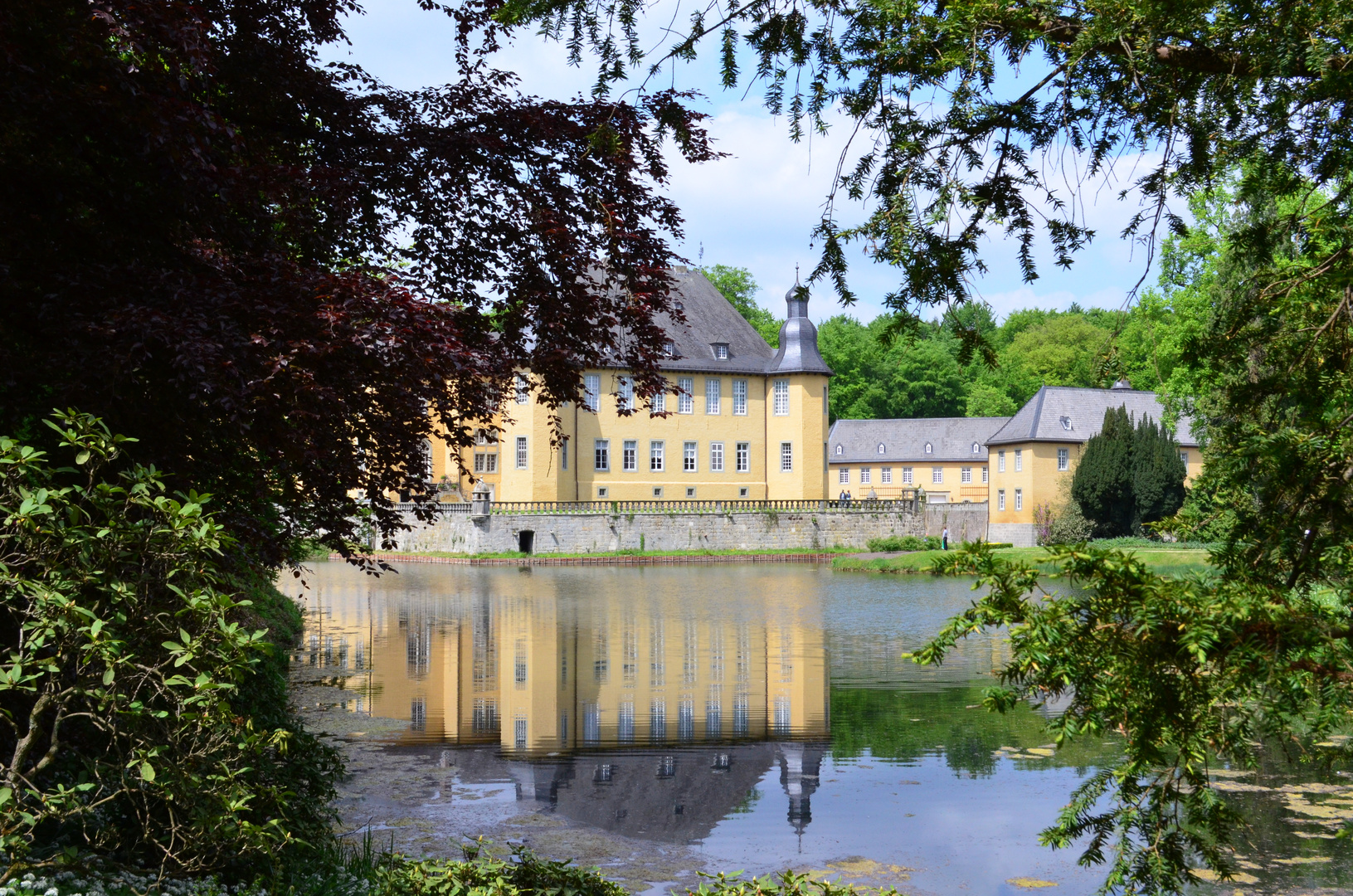 Blick auf Schloss Dyck