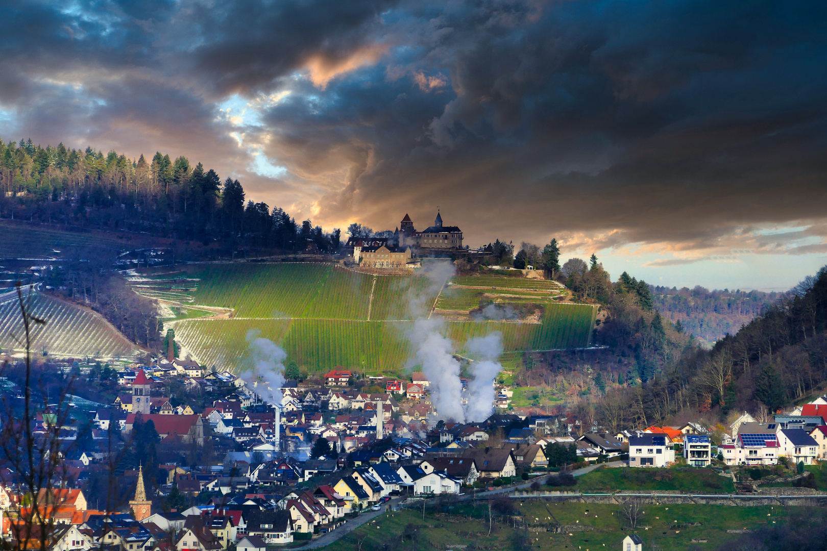 Blick auf Schloss Eberstein 