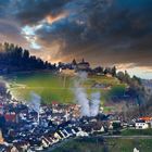 Blick auf Schloss Eberstein 