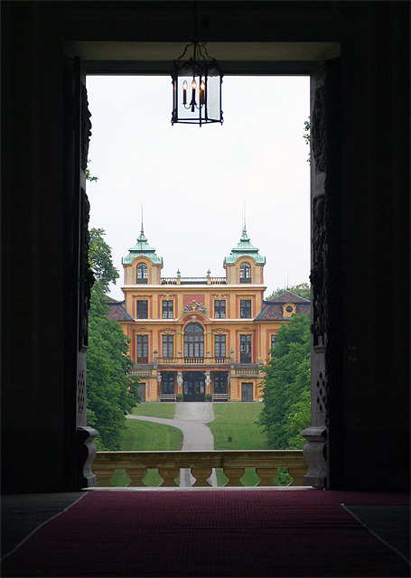 Blick auf Schloß Favorite