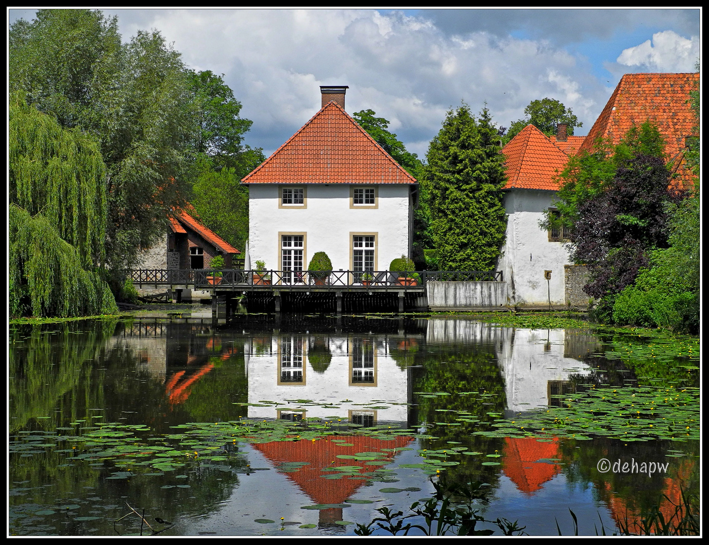 Blick auf Schloss Harkotten