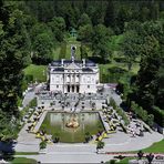 Blick auf Schloss Linderhof