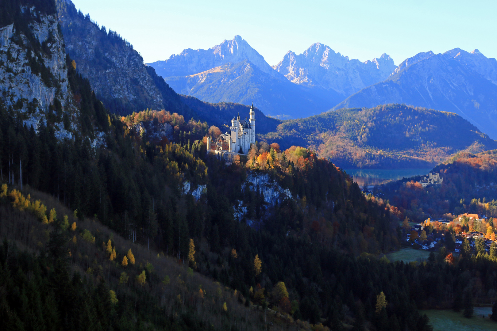 Blick auf Schloss Neuschwanstein