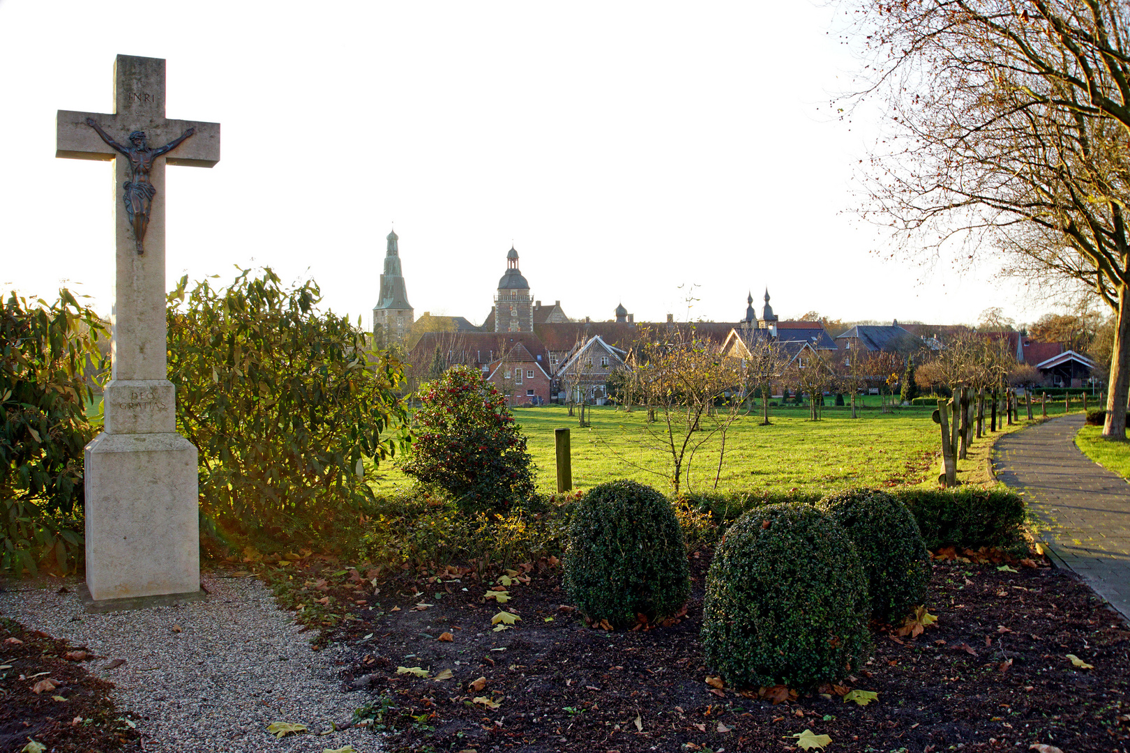 Blick auf Schloss Raesfeld...