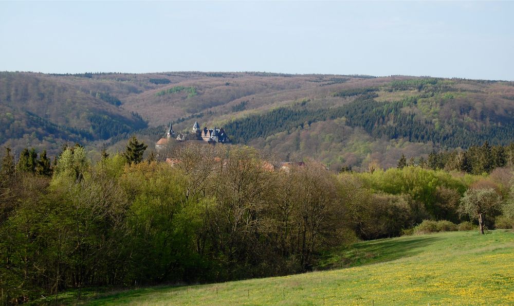 Blick auf Schloss Rammelburg…