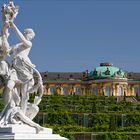 Blick auf Schloss Sanssouci