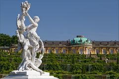 Blick auf Schloss Sanssouci