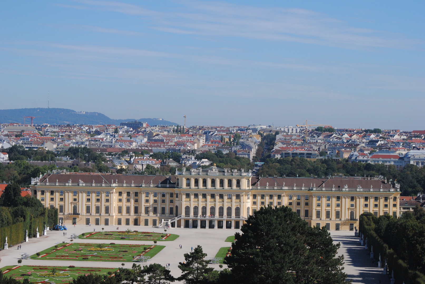 Blick auf Schloss Schönbrunn