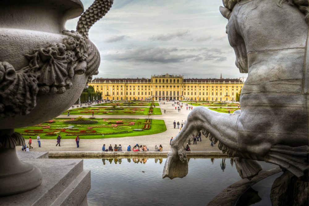 Blick auf Schloss Schönbrunn