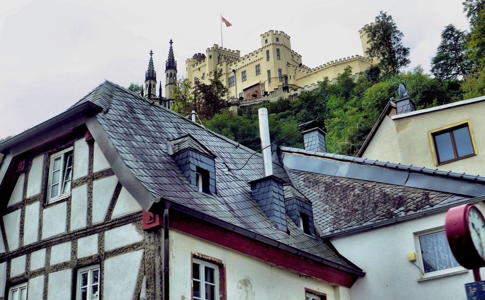 Blick auf Schloss Stolzenfels