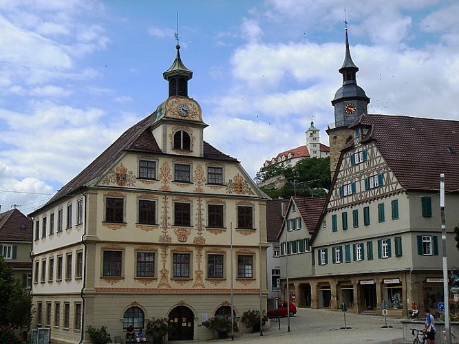 Blick auf Schloss Vaihingen