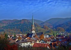 Blick auf Schönau im Schwarzwald