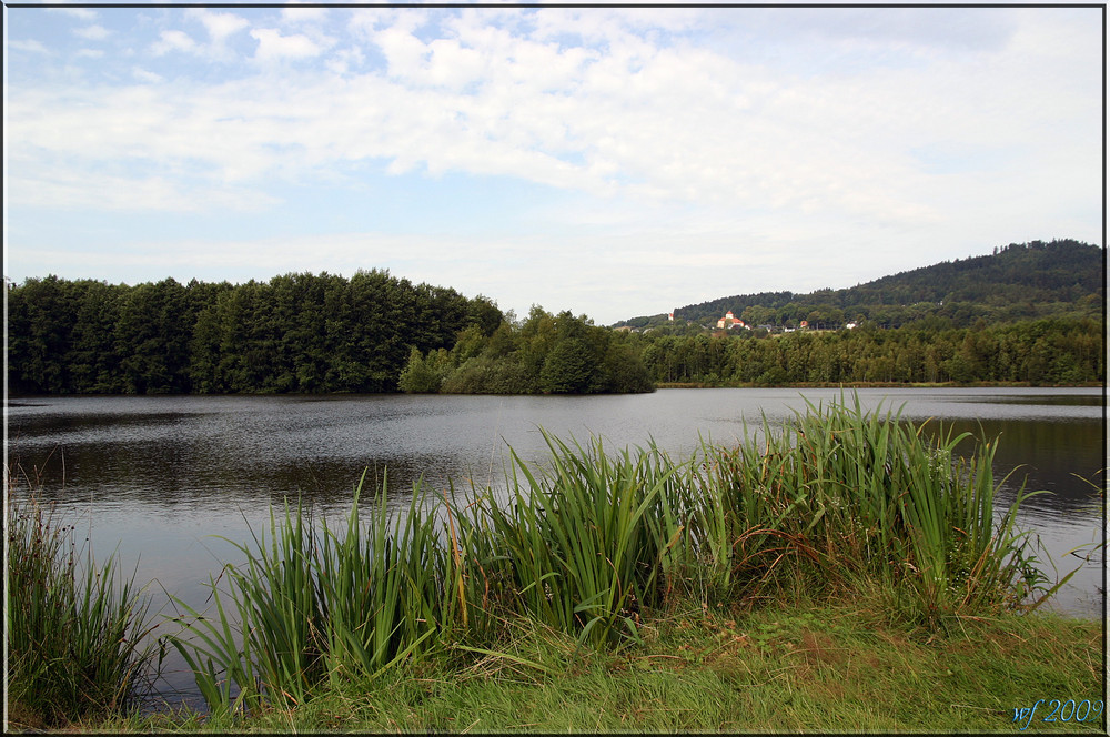 Blick auf Schönberg mit Schloß