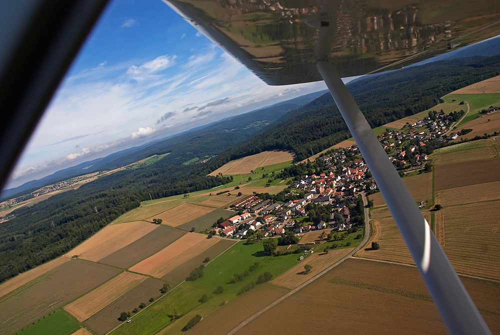 Blick auf Schwanheim