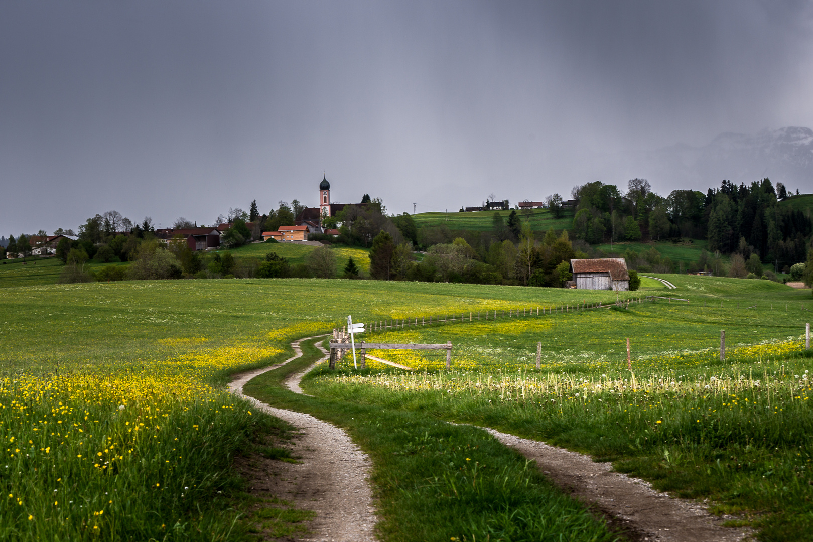 Blick auf Seeg / Allgäu