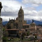 Blick auf Segovia