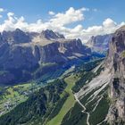 Blick auf Sellamassiv Südtirol 2016