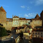 Blick auf Semur en Auxois