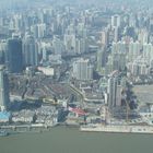 Blick auf Shanghai aus 350m Höhe