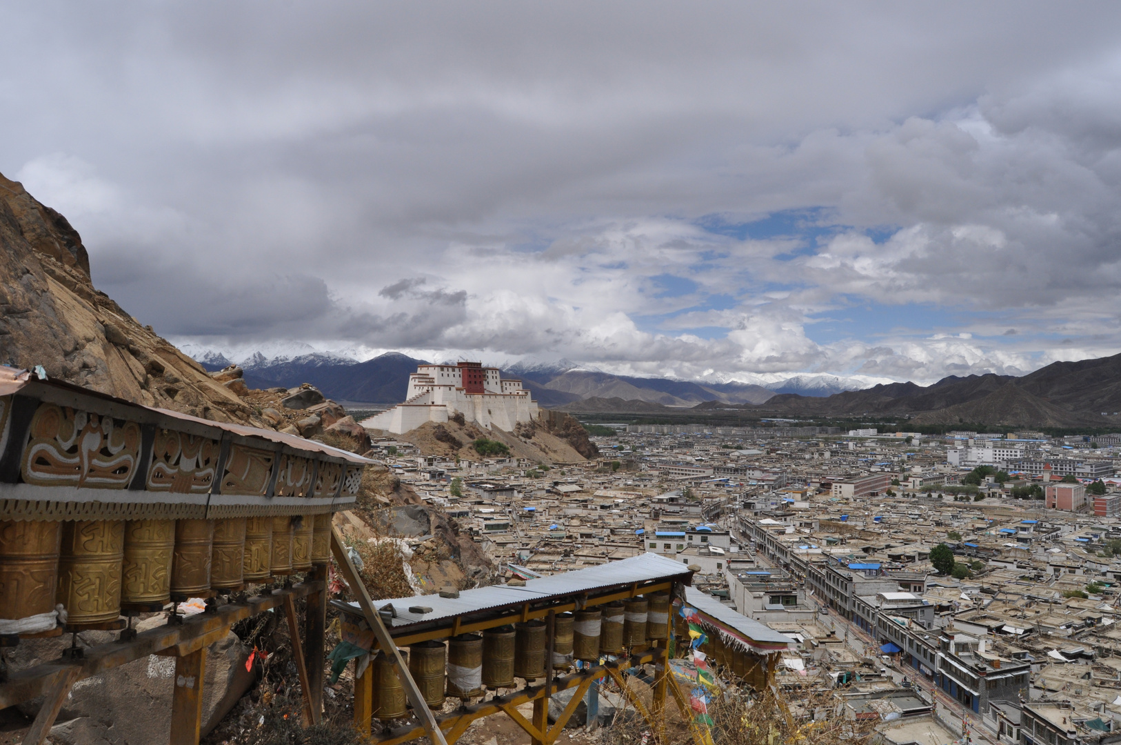 Blick auf Shigatse