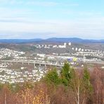 Blick auf Siegen und Vororte