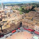 Blick auf Siena in der Toskana