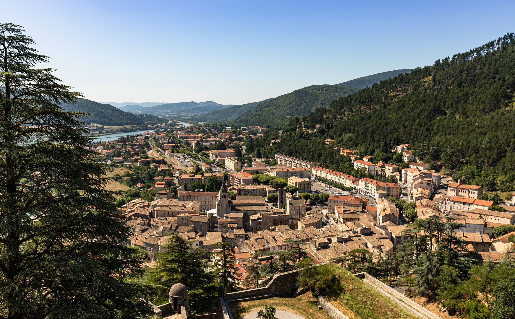 Blick auf Sisteron