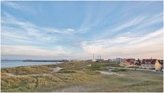 Blick auf Skagen Hafen