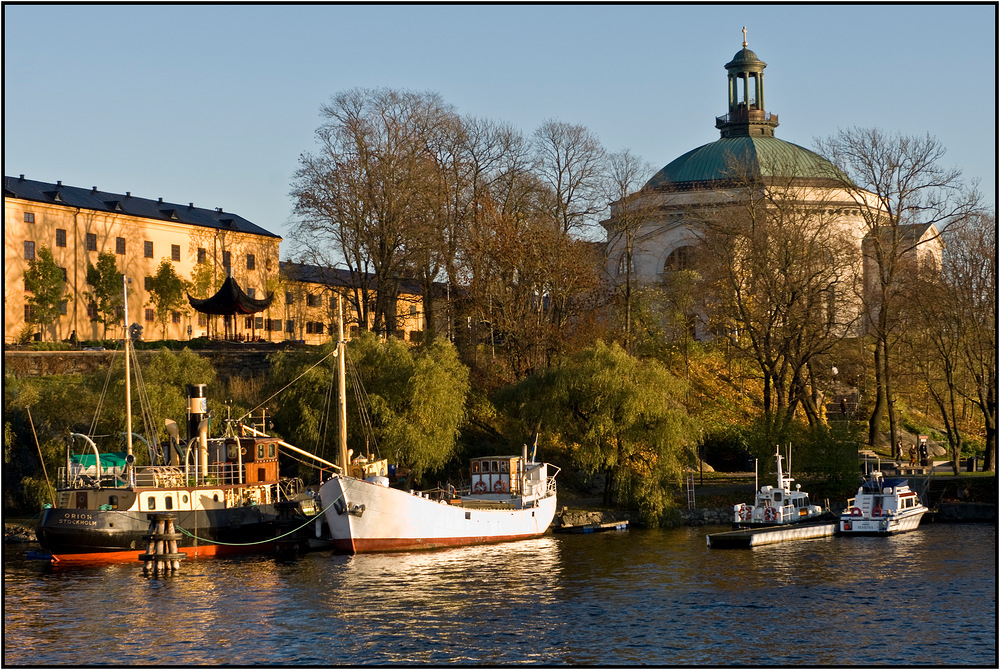 Blick auf Skeppsholmen