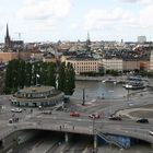 Blick auf Slussen und Gamla Stan