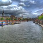 Blick auf Speicherstadt