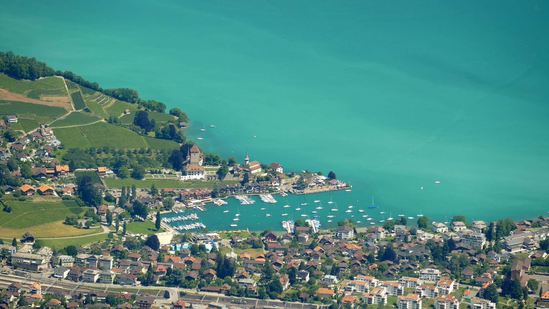 °°°° Blick auf Spiez °°°°