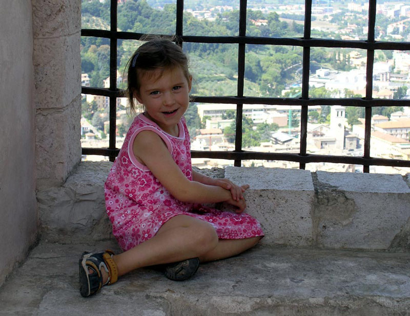 Blick auf Spoleto, Umbrien