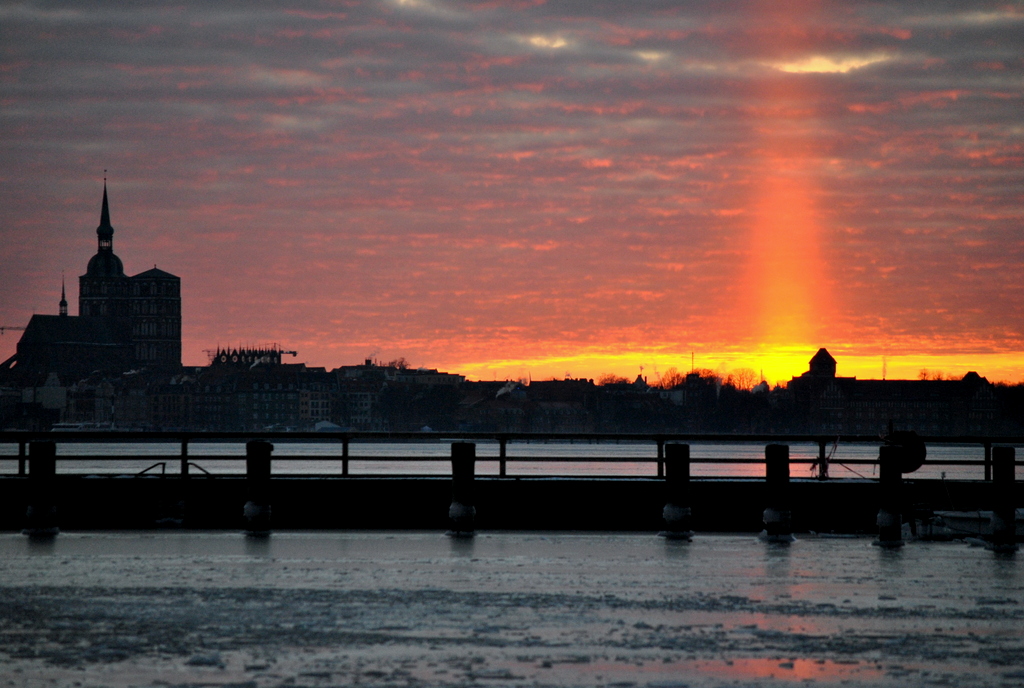 Blick auf Sralsund