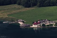 Blick auf St. Bartholomä vom Jenner (1874 m)