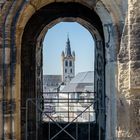 Blick auf St. Gangolf in Trier