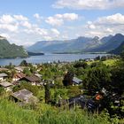 Blick auf St. Gilgen u. St. Wolfgangsee