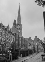 Blick auf St. Jacobi zu Lübeck