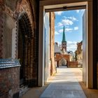 Blick auf St. Jakobi, Lübeck