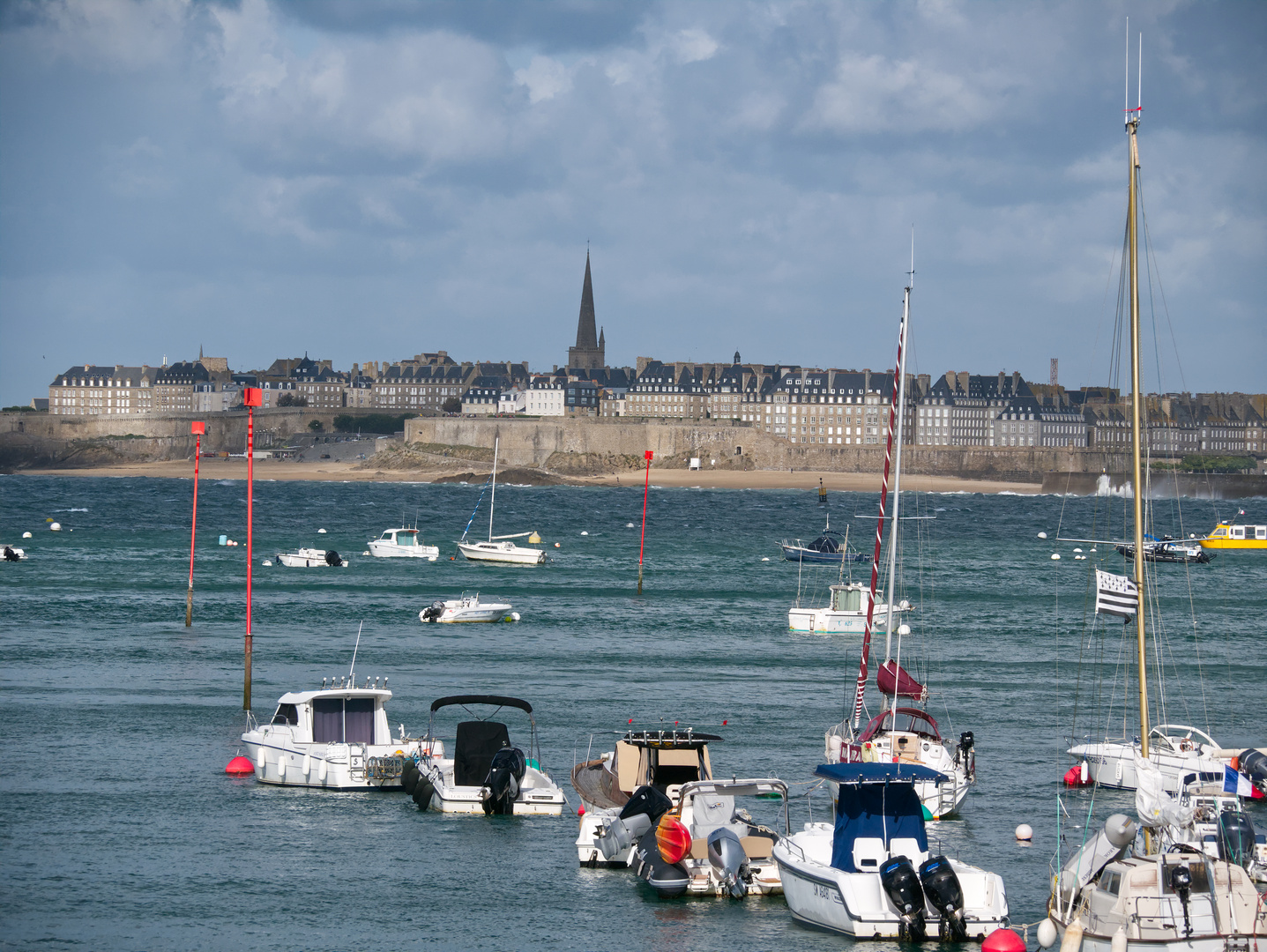 Blick auf St. Malo (Bretagne)