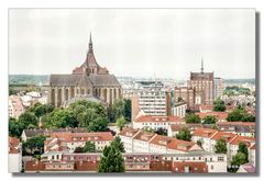 Blick auf St.-Marien-Kirche zu Rostock