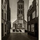 Blick auf St. Marien, Wismar