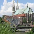 Blick auf St. Peter und Paul in Görlitz von polnischer Seite