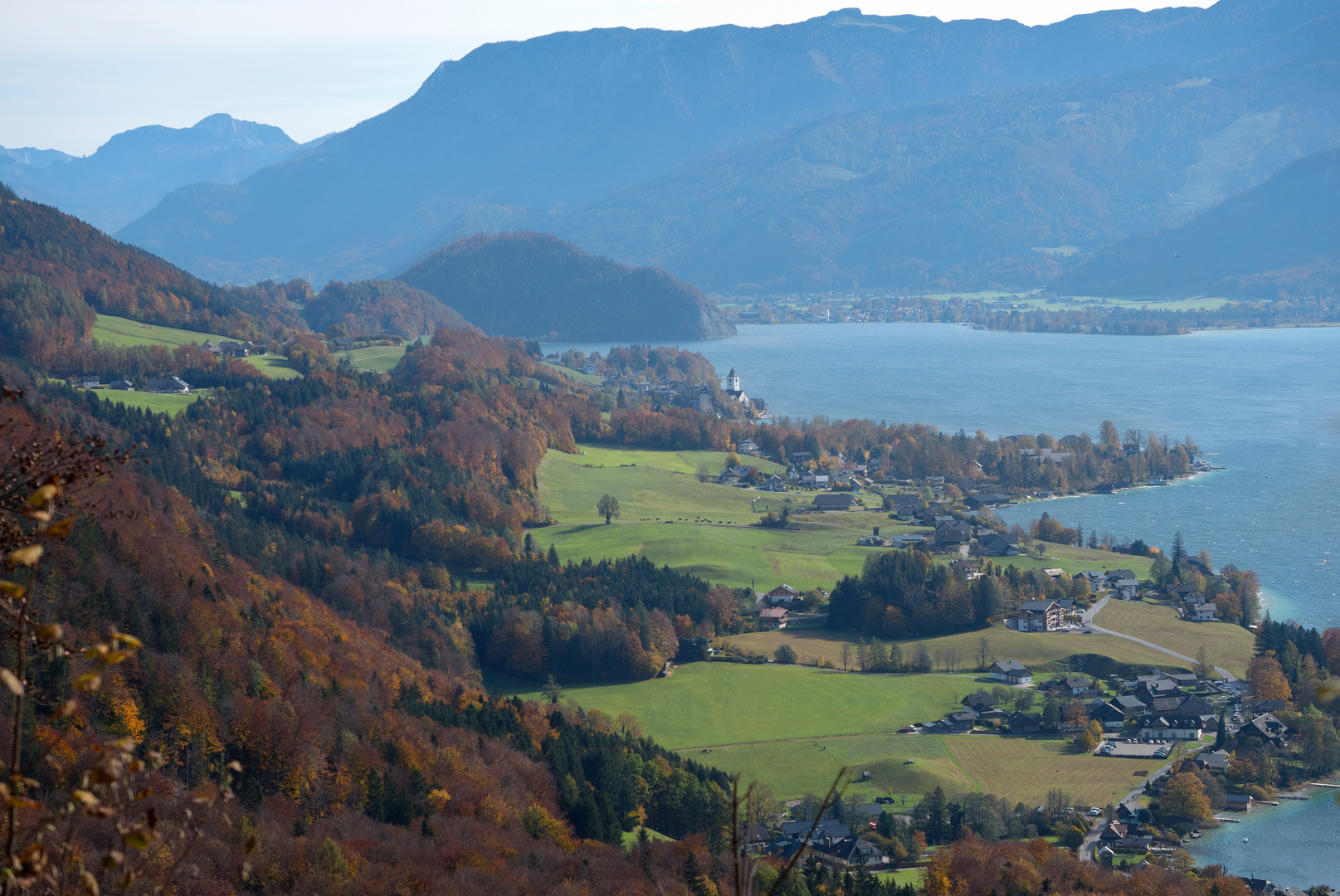 Blick auf St Wolfgang.