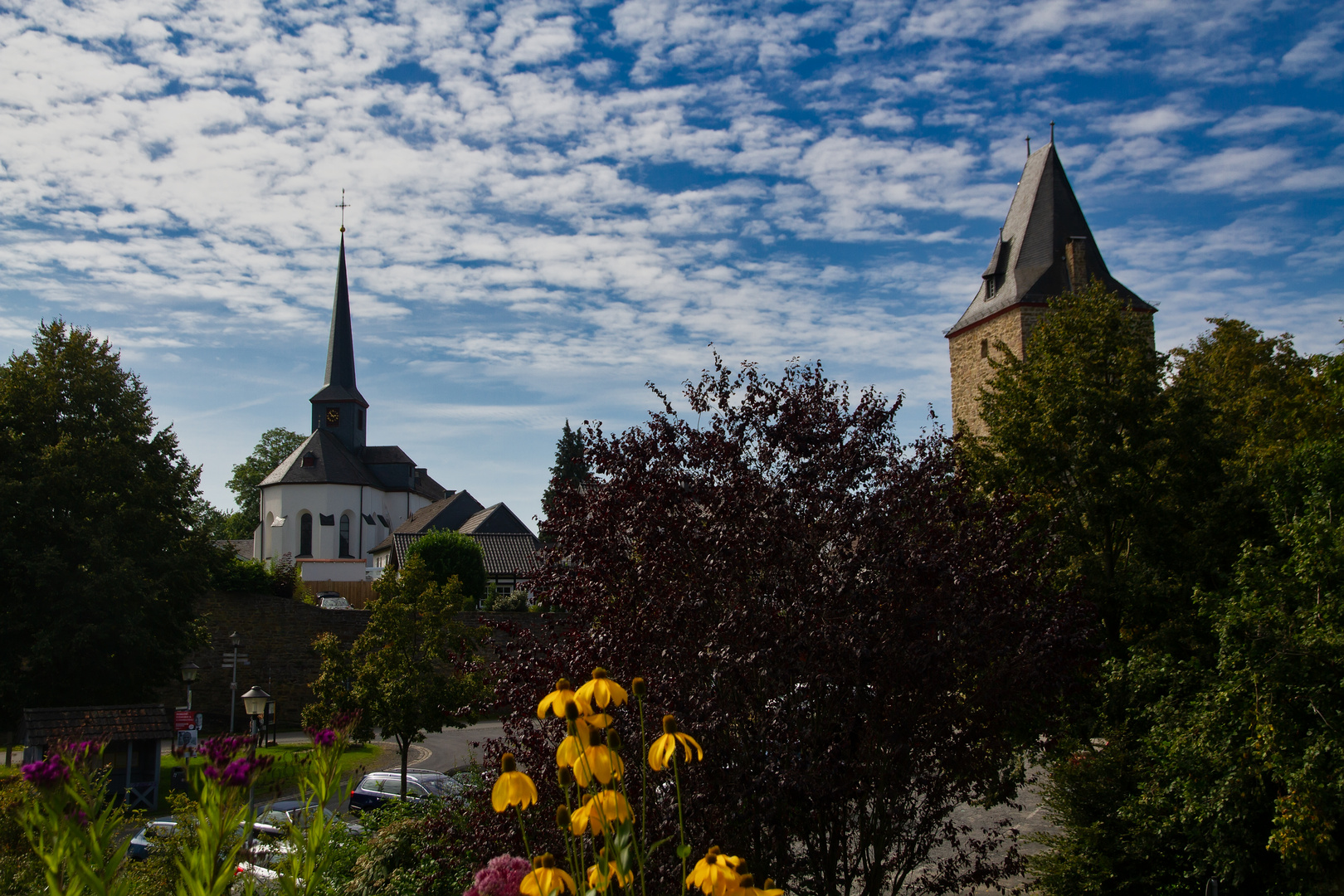 Blick auf Stadt Blankenberg