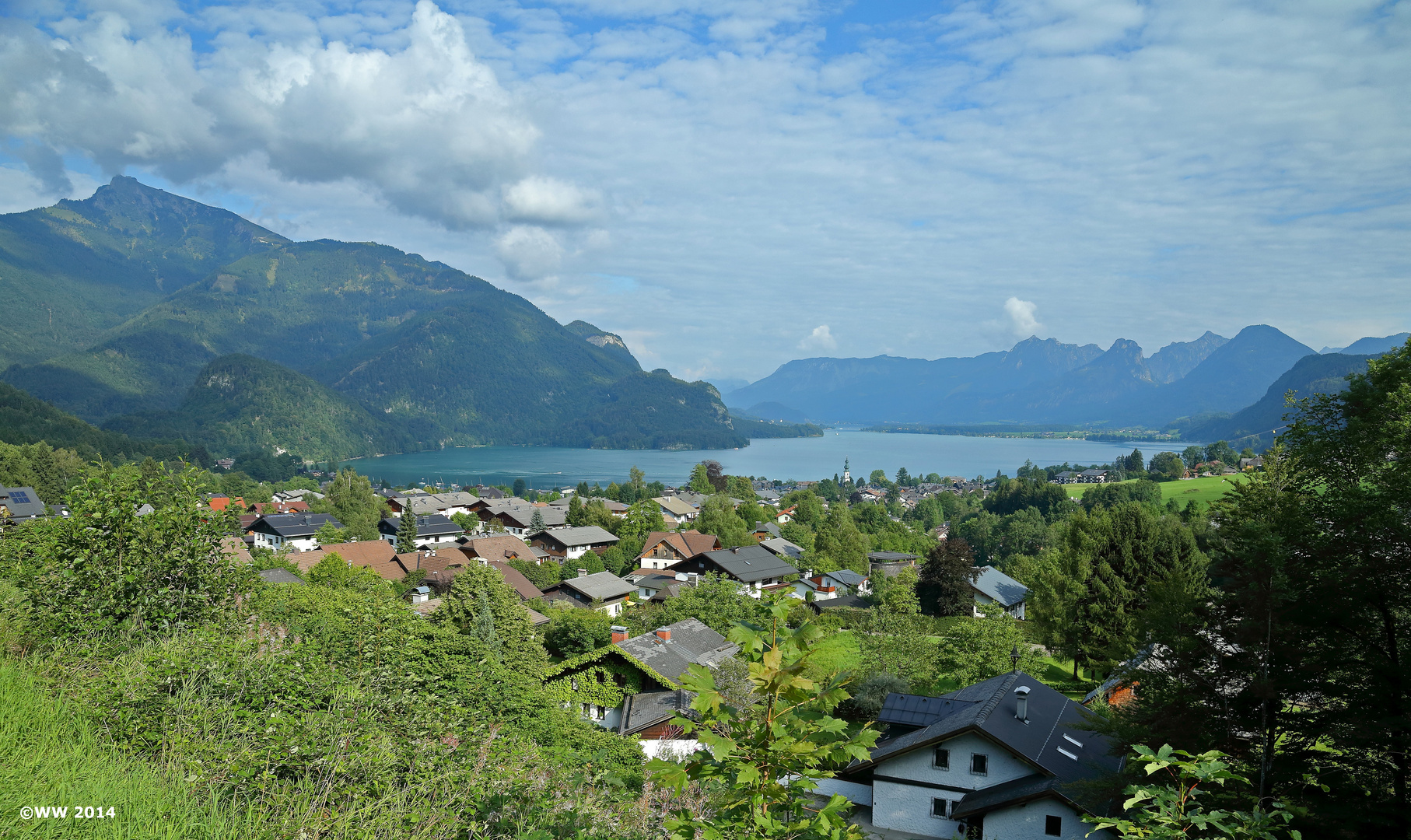 Blick auf St.Gilgen