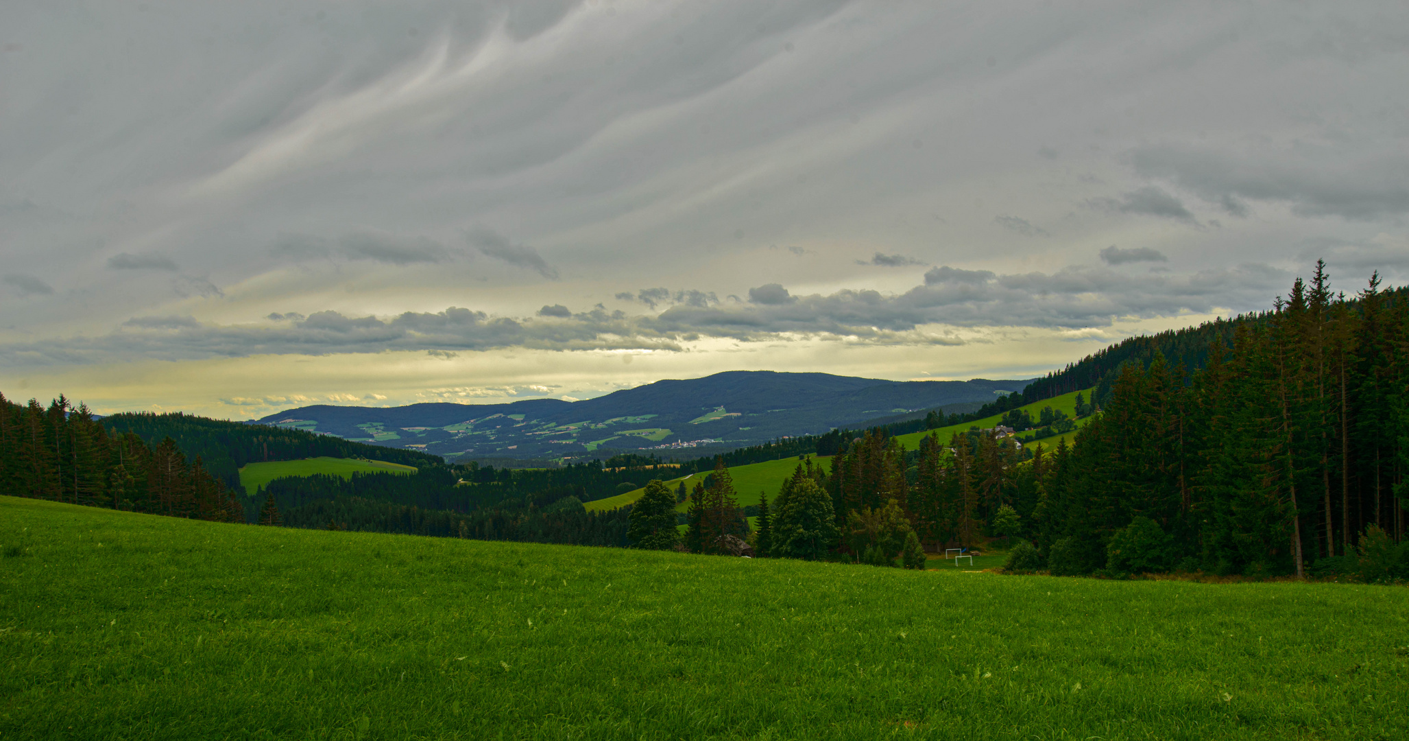 Blick auf St.Jakob/Walde, Steiermark