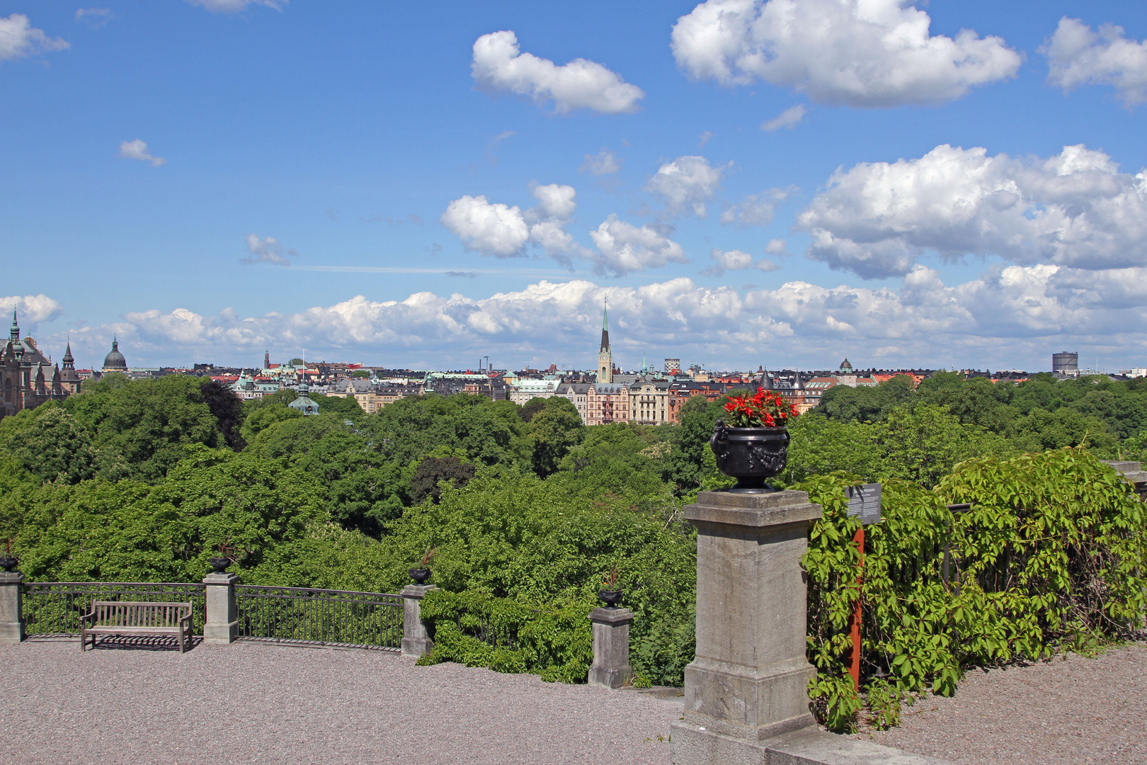 Blick auf Stockholm