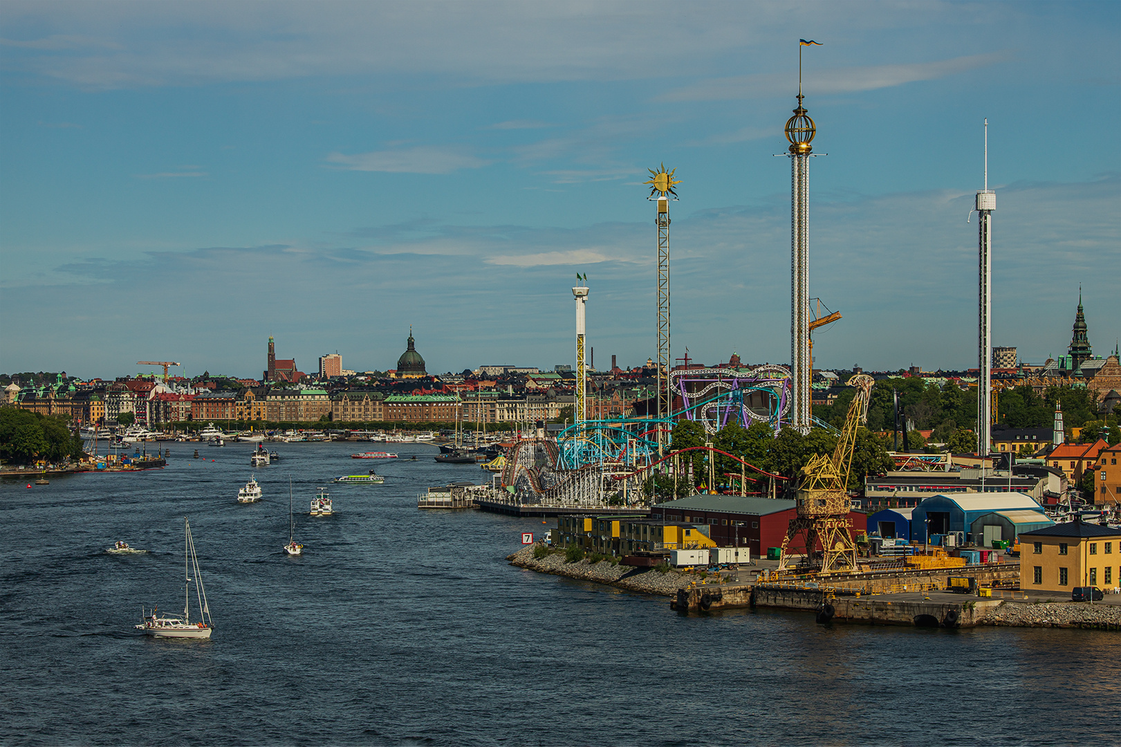 Blick auf Stockholm