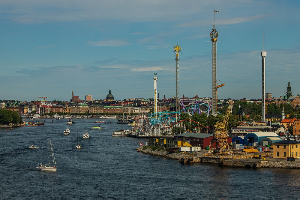 Blick auf Stockholm